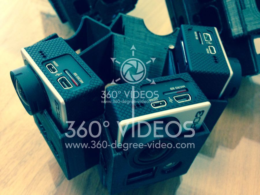 360 degree camera video mount
